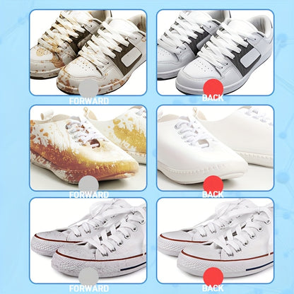 Ouyaaqi Small for white Shoe Cleaner, Advanced for white Shoe Cleaner, Suitable For White Sports Shoes Made Of Leather, Knitting, Canvas, Suede, PU Materials, Outdoor Camping, Cleaning Products, Comfortable Shoes, Multi-functional Cleaner