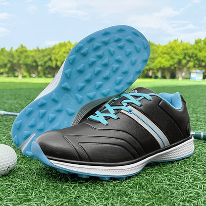[Stylish] Thestron Women'S Golf Shoes - Non-Slip, Lightweight, Comfortable Training Sneakers with Textured Grip, Pink & White Design, Sizes 35-43 for Enhanced Performance on the Course, Sports Sneakers | Modern Golf Shoes | Fabric Lined Interior