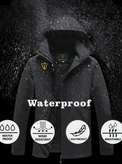Women's Outdoor Sports Windbreaker, Rain Coat Women, High Quality Jacket Women, Rain Jacket Women, Impermeables Para La Lluvia De Mujer, Lightweight Hooded Mountaineering Suit with Pockets and Detachable Hat.