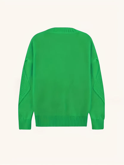 [Cozy Cable Cardigan] Plus Size - Cozy Plus Size Cable Cardigan - Soft Long Sleeve Open Front Layer for Comfortable Everyday Wear