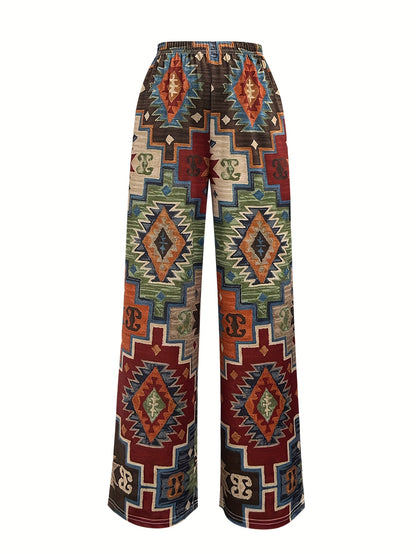 Women'S Summer New Casual Small Floral Patchwork Cute Women'S Loose Long Pants