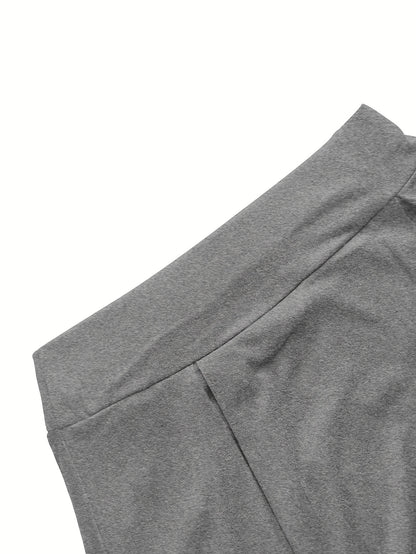 Women's Black Polyester High-Waist Shorts - product view 34