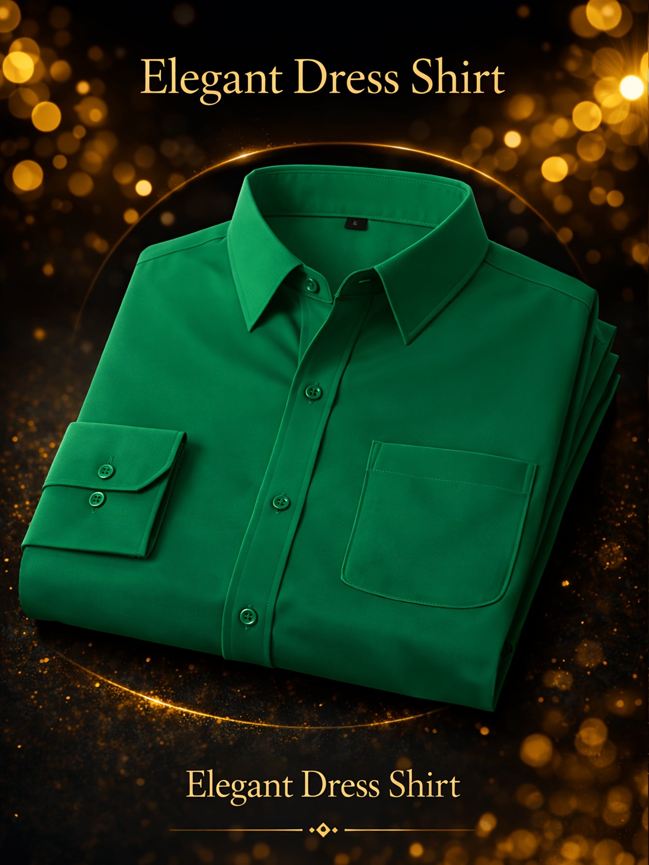 Men's Regular Fit Casual Button Shirts Long Sleeve Stretch Breathable Wrinkle Resistant Solid Work Weekend Wear
