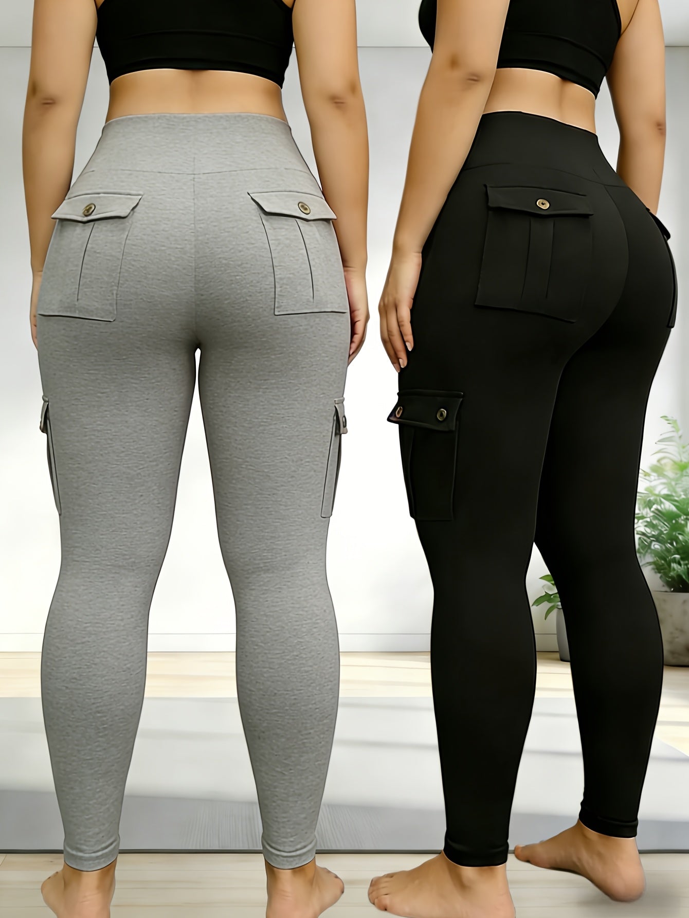 Plus Size - 3-Pack Of Large Size Big Pocket Pants | Various Colors