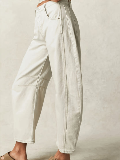 Women's Beige Jeans - product view 8