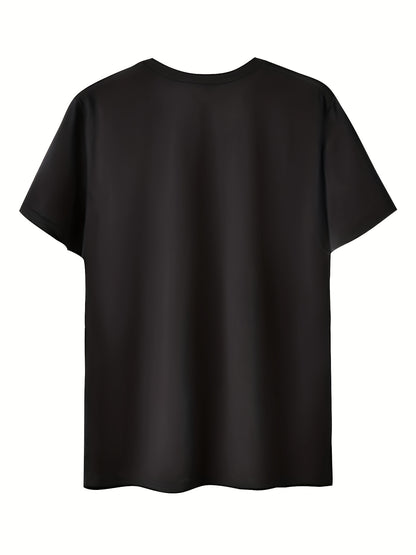 Relaxed Summer V-Neck T-Shirt Featuring a Palm Tree Design, Ideal for Relaxing at Home, Outings, Or As a Gift Option for New Year'S, Valentine'S Day, And Other Occasions