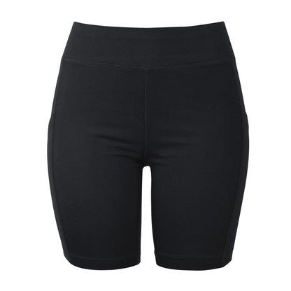 LADIES COTTON 15 INCH OUTSEAM SHORTS WITH POCKETS