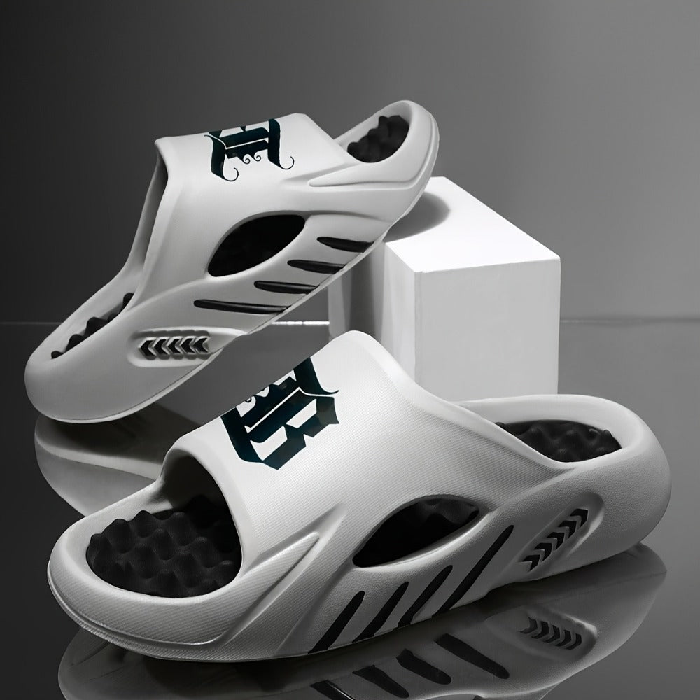 Men's Slippers - Non-Slip Sole