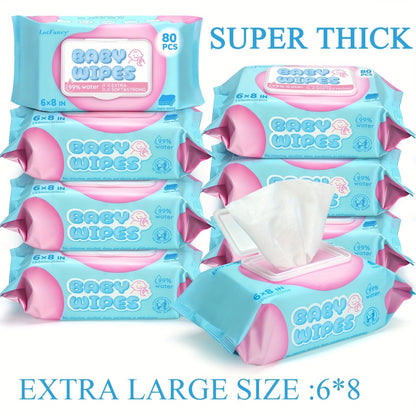 Baby Wipes - 8-pack Wet EDI Pure