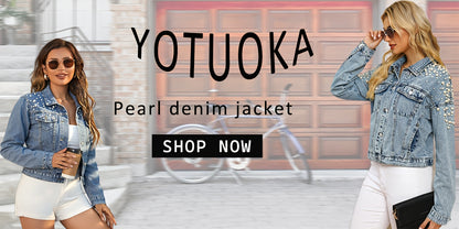 Bright Steel Blue Denim Denim Jacket - product view 7