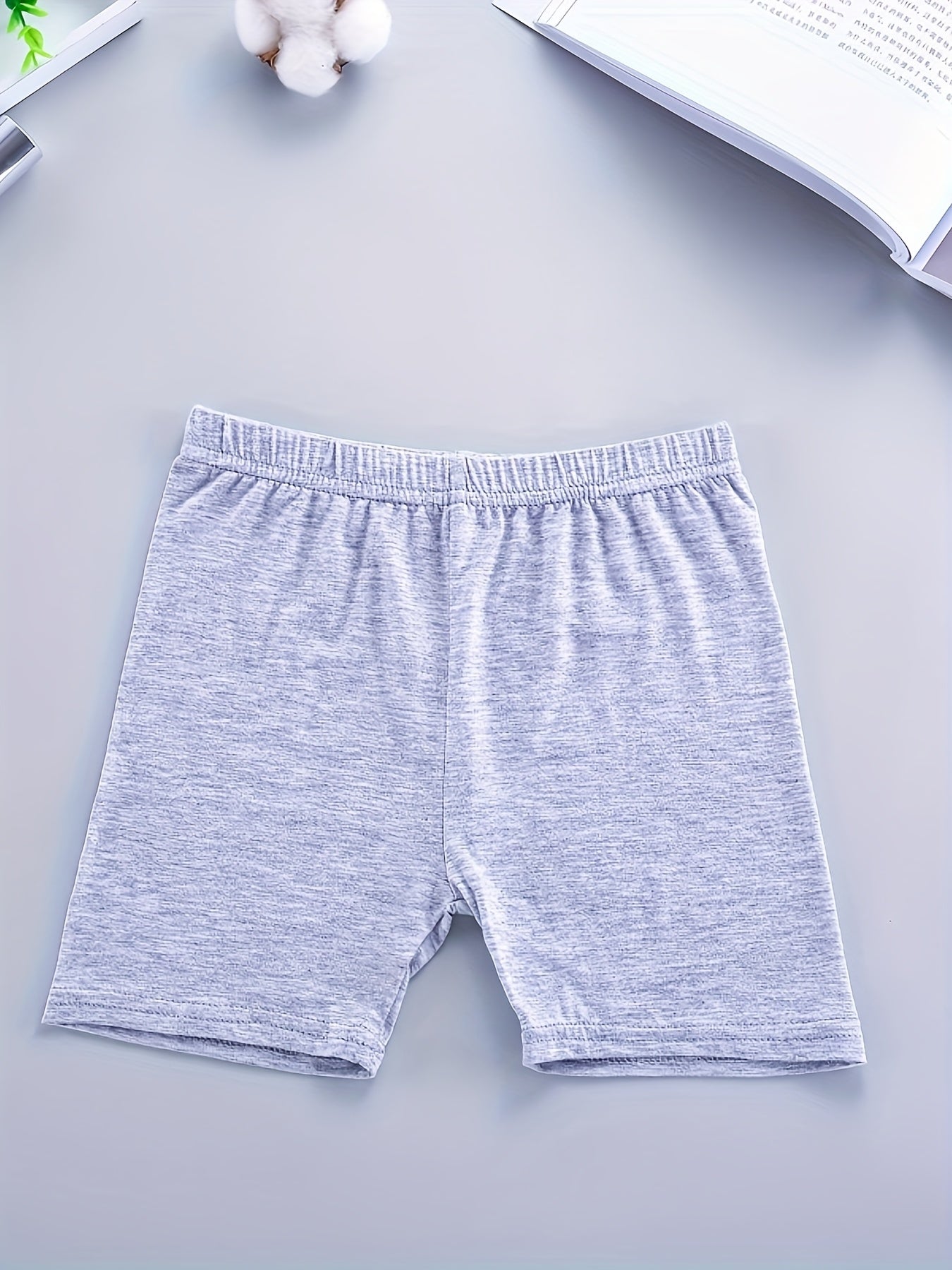 Random 8pcs Girls Dance Shorts Breathable Bike Shorts for Sports Play Underdress 2-12Y