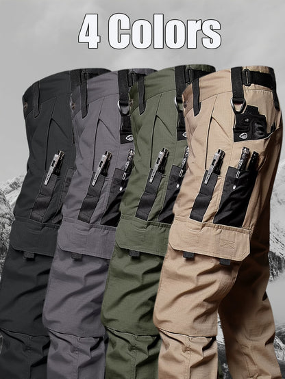 Men'S Tactical Cargo Pants - Quick-Dry Lightweight, Multi-Pocket Design, Regular Fit for Hiking, Camping, Outdoor Adventures (Belt Not Included), Hiking Pants, Adventure Clothing, Rugged Style, Scratchresistant Material, Utility Trousers