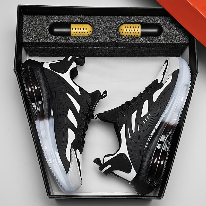 Men'S Running Footwear | Lightweight, Lace-Up Design, Slip-Resistant, Cushioned, Breathable, Comfortable Sneakers | Suitable for Running, Walking, And Training