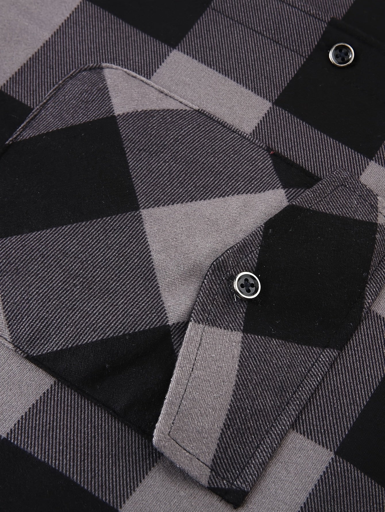 Men'S Plaid Hooded Shacket with Fleece Lining for The Fall And Winter Months | Comfortable Long-Sleeve Shirt Jacket Featuring Front Pockets | Ideal for Street Style And Outdoor Commuting | Fashionable Thick Lining for Cold Weather
