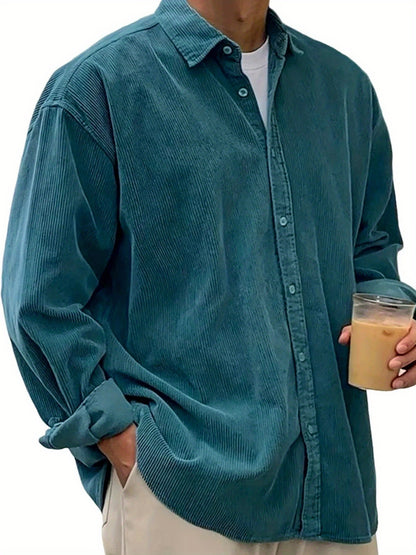 Men's Black Long-Sleeve Shirt - product view 6