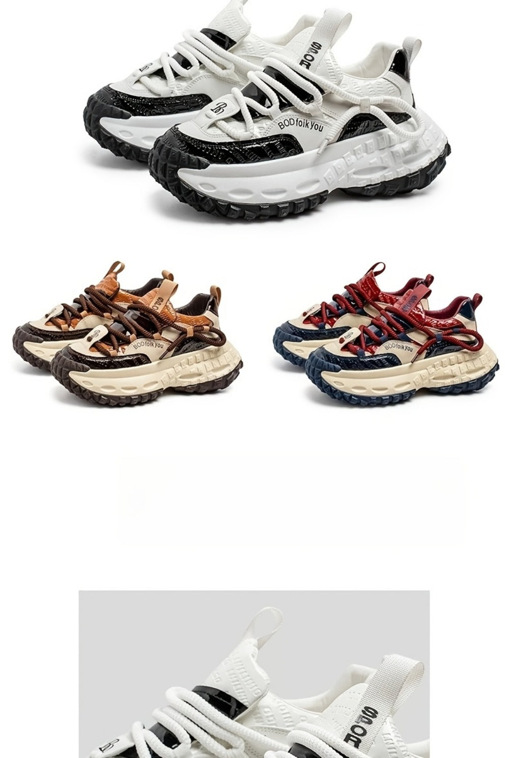Men's Sneakers - Non-Slip Sole Platform Sole for Outdoor & Travel 515301