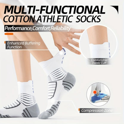 Men's Athletic Ankle Socks - 5-Pair Pack