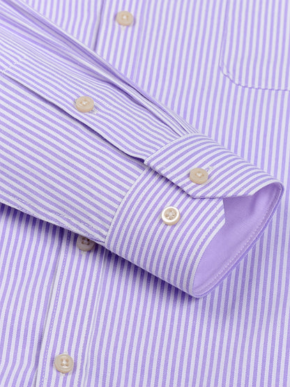 Men'S Long Sleeve Shirt with Classic Stripes, Ideal for Business Formal Events, Perfect Gift for Him