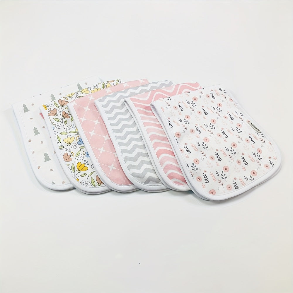 Baby Burp Cloth Set - Soft Absorbent Multipack Style 0517