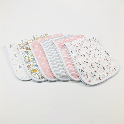 Baby Burp Cloth Set - Soft Absorbent Multipack Style 0517