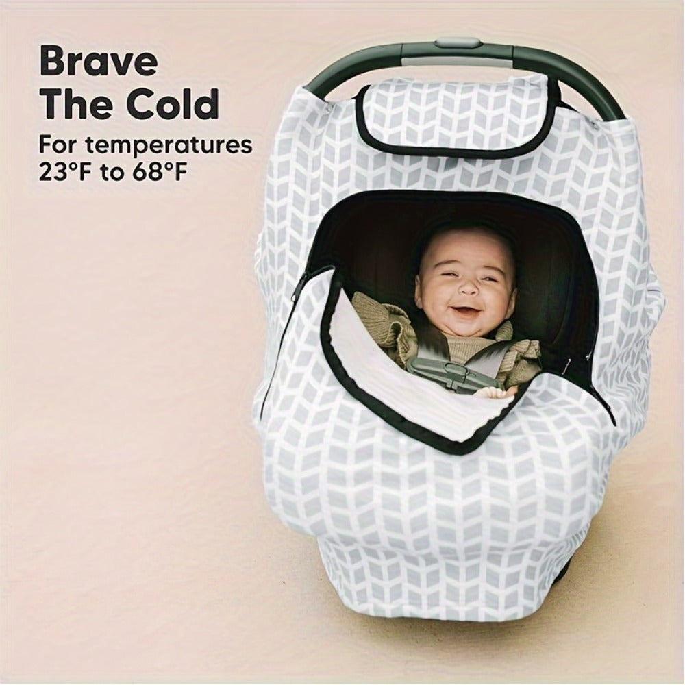 Baby Car Seat Cover - Canopy Spring Autumn Winter