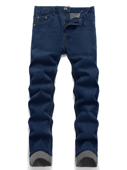 3-Pack Men's Slim Fit Jeans | Business Casual Trousers | Year-Round Versatile Pants | Gift