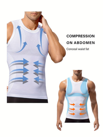 Men's Solid Color Performance Shirt - Sleeveless 018853