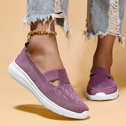 Women's Casual Loafers, Hollow Sports Shoes, Breathable Casual Shoes, Lightweight Outdoor Flat Shoes (plus Size) Suitable for Outdoor Casual Wear, Women Shoes
