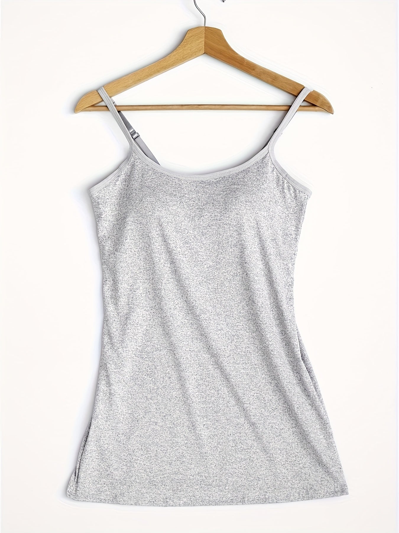 Seamless Women's Tank Top with Built-in Bra - Soft, Stretchy & Comfort Fit for All Seasons