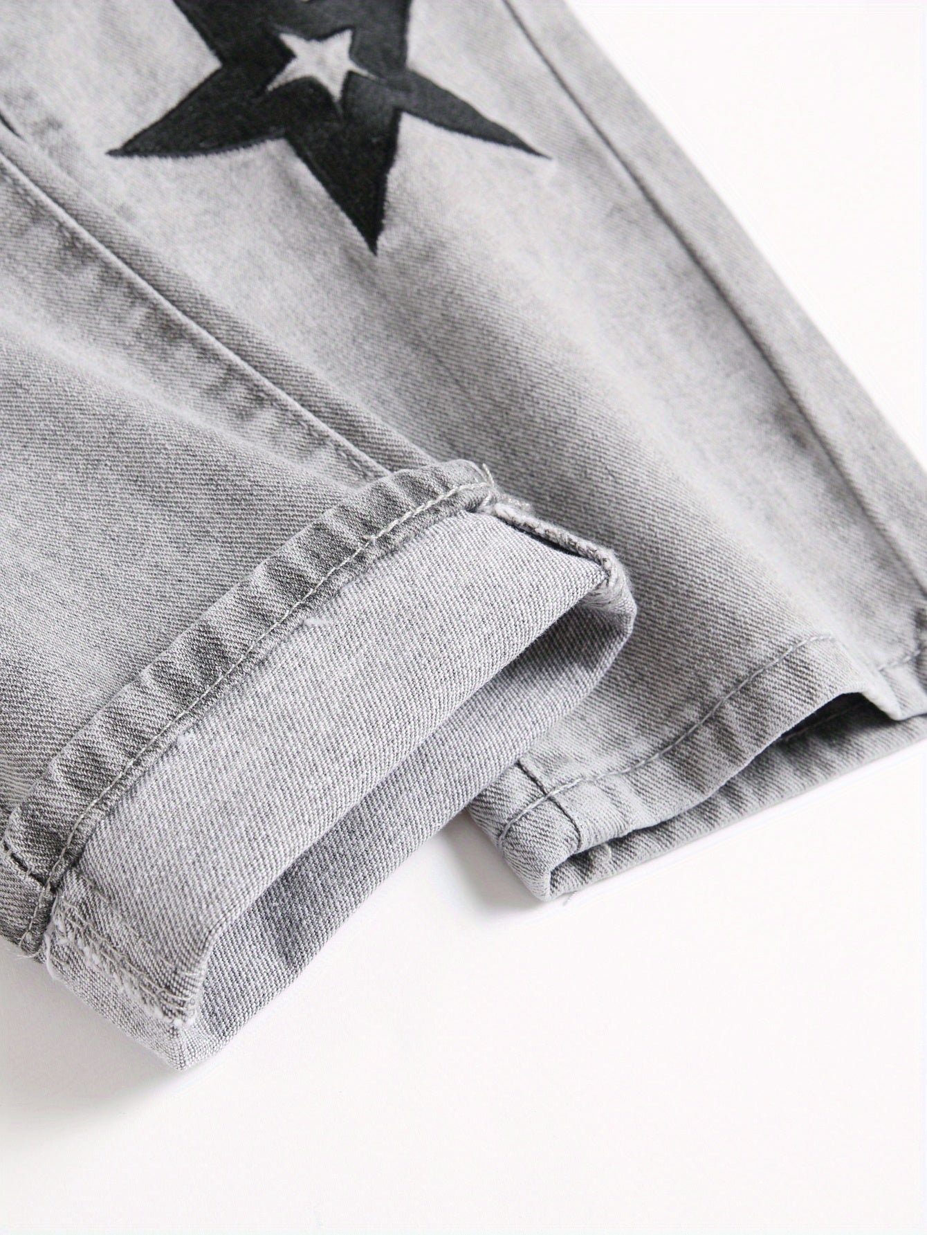 Men'S Torn Denim, Retro Faded Tapered Trousers, Basic Design, Slim Cut, Casual Pants for All Seasons, Ideal for Fall And Winter, Particularly for Christmas, Halloween, And Thanksgiving Presents