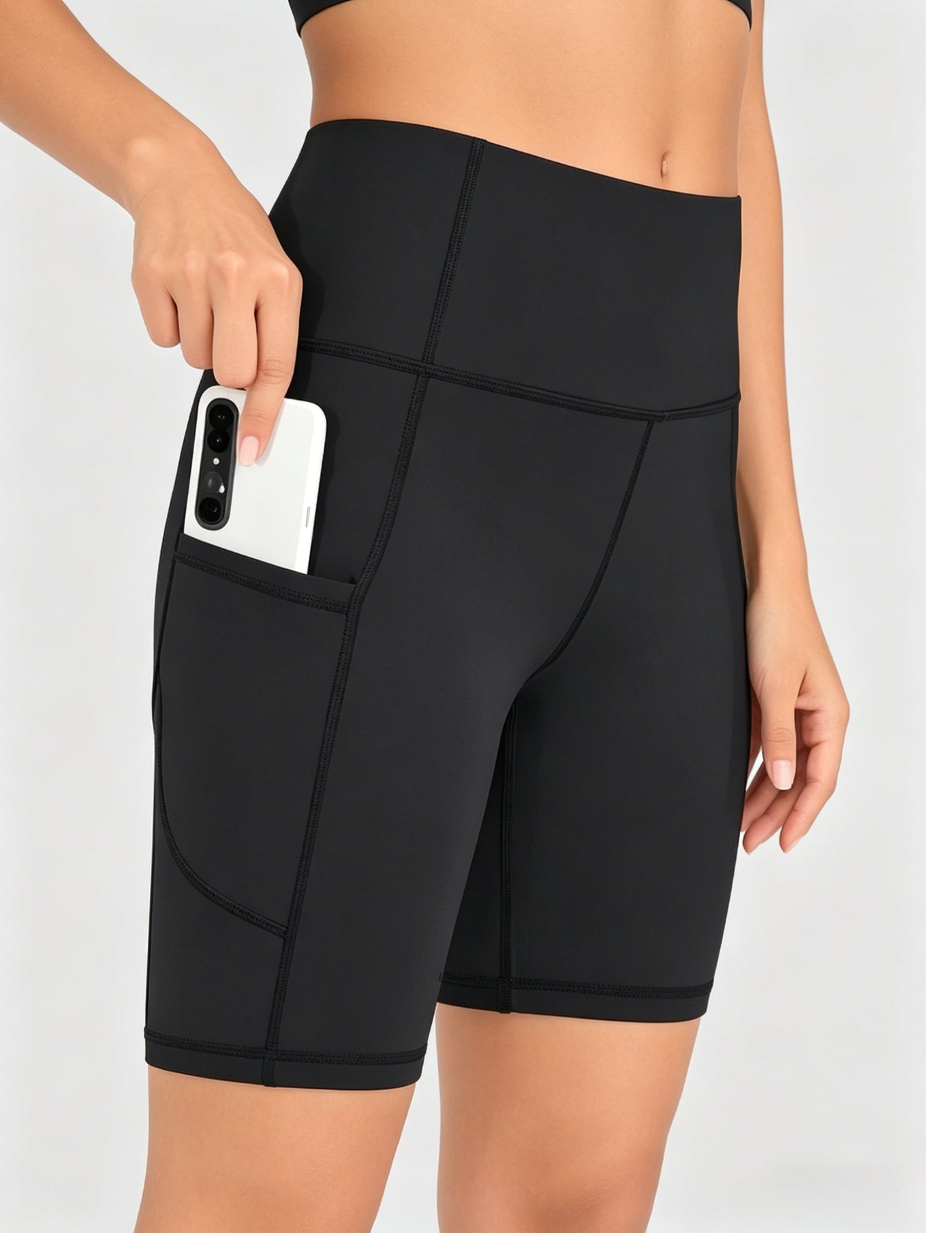 Women's Mixed colors Slim-Fit Shorts - product view 16