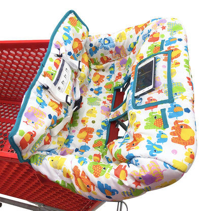Cushion for Baby Shopping Carts And High Chairs, Thick Cartoon Protective Pad