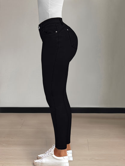 Black High-Waist Jeans - product view 14
