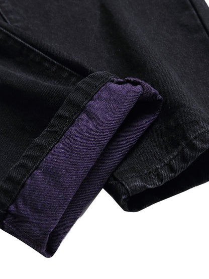 MICKASON Men's Ripped Elasticity Skinny Wild Jeans