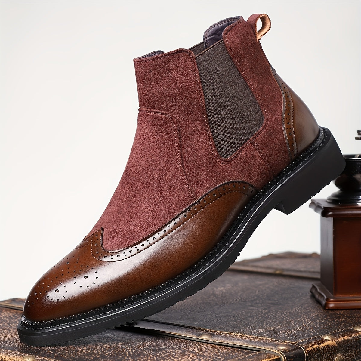 Men'S Classic Plain Toe Derby Shoes, Elegant Choice for Business Event And Wedding