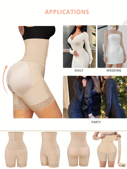2-in-1 Women' Tummy Trimmer & Waist Trainer Shapewear Suitable for Tummy Control, Postpartum,, Body Shaper Bodysuit, Hand Washable, No Chest Pads, Medium Underwear for Gym, Casual Attire