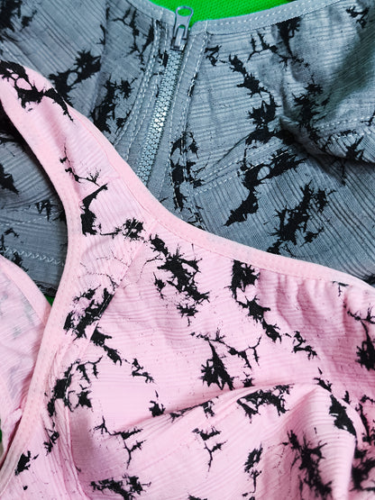 2pcs Valentine's Day Special Plus Size Wire-Free Bras for Large Cup (D-G/H-I/J-K) - Full-Coverage Comfort with Front Zipper Closure, Seamless Edges & Hypoallergenic Fabric - No Underwire/No Padding - Mature Women's Underwear