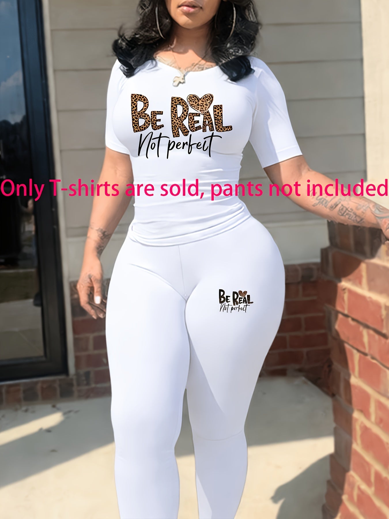 A T-Shirt, Pants Not Included! Cross-Border European And American Women'S T-Shirt, Short Sleeve