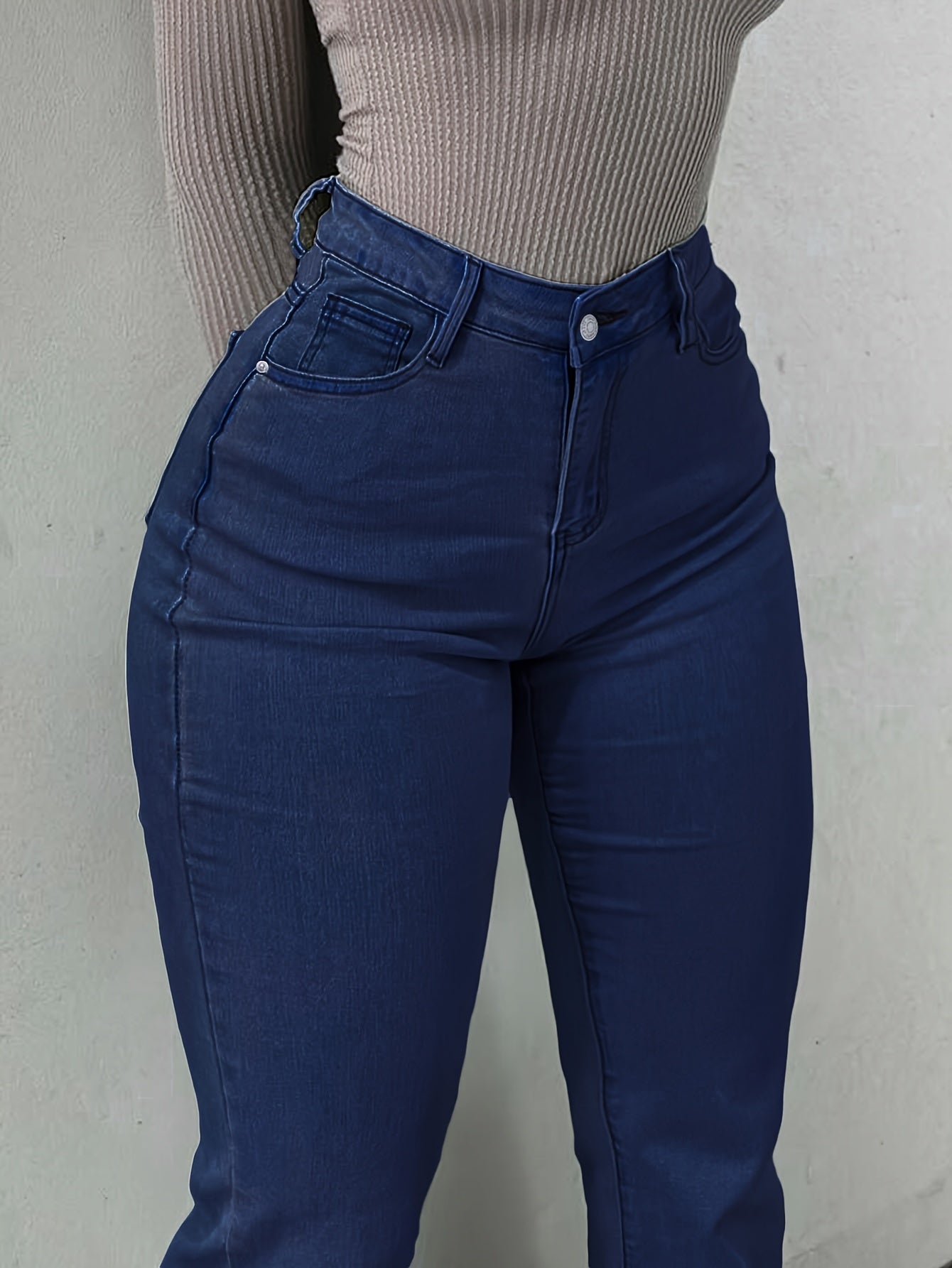 Dark Blue Denim Pants - product view 17