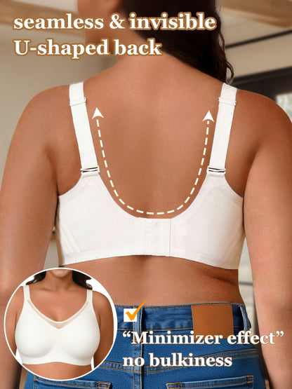 Women's Black Mesh V-Neck Bra - product view 21