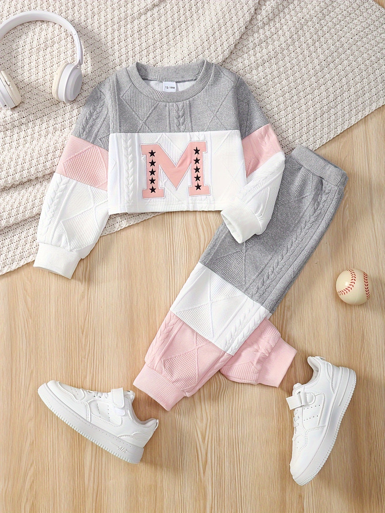 Baby Light Grey Short-Sleeve Pants - product view 4