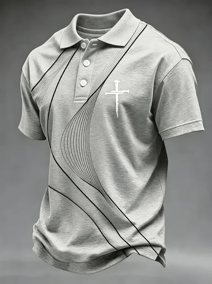 Men's Faith Graphic Shirt - Collared Short Sleeve 688037
