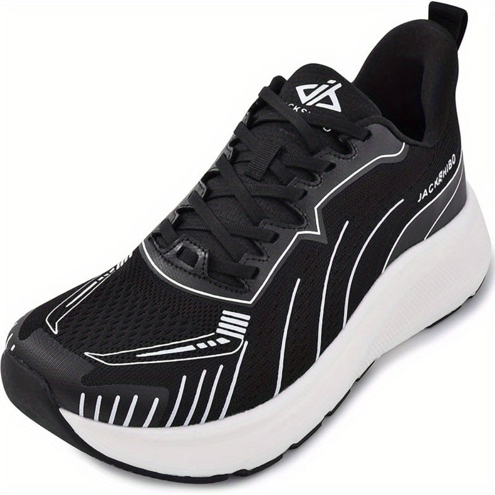 Men's Running Shoes - Cushioned Support & Wide Toe Comfort