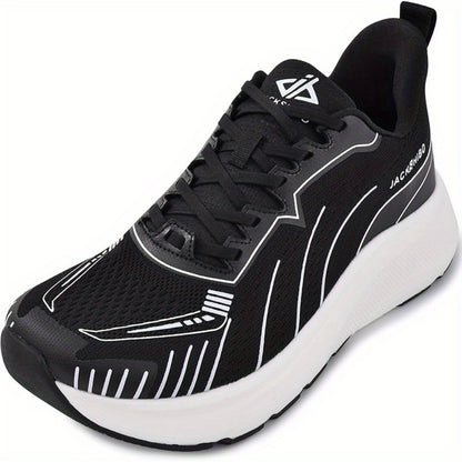 Men's Running Shoes - Cushioned Support & Wide Toe Comfort