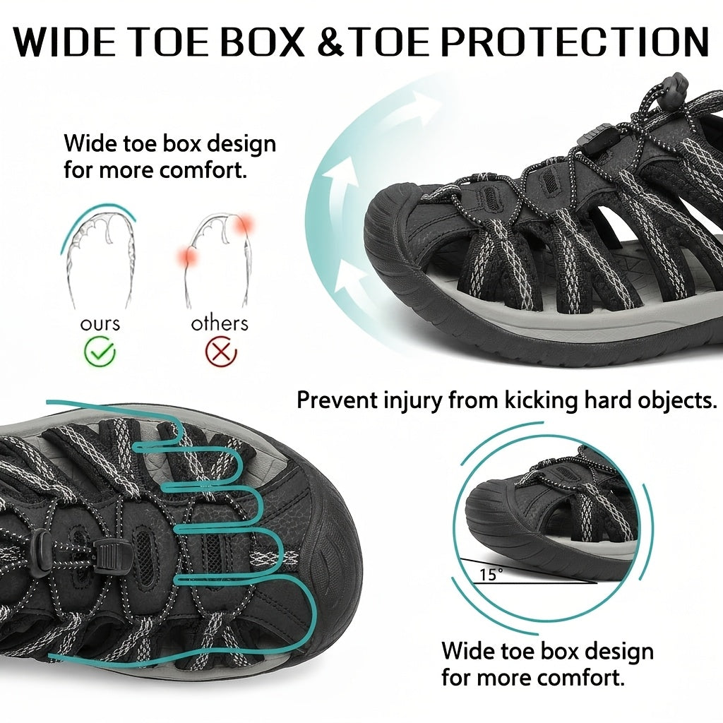 Women's Outdoor Sandals, Designed Specifically for Hiking, Feature Adjustable Straps and Arch Support, Making Them Ideal for Comfortable Walking and Lightweight Athletic Activities. Women's Shoes, Women Shoes