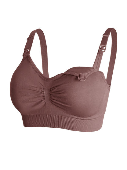 6pcs (6pcs) Discount Suitable for Full Pregnancy & Lactation Cycle - Maternity Nursing Bras with Front-Opening Quick-Wear Design, High Elastic Full-Cup Coverage Anti-Sagging Bras for Breastfeeding Moms, Machine Washable Underwear