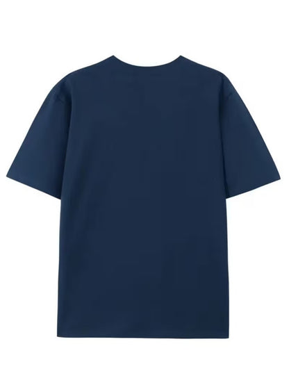 Men's Graphic T-Shirt - Round Neck Short Sleeve Travel Style