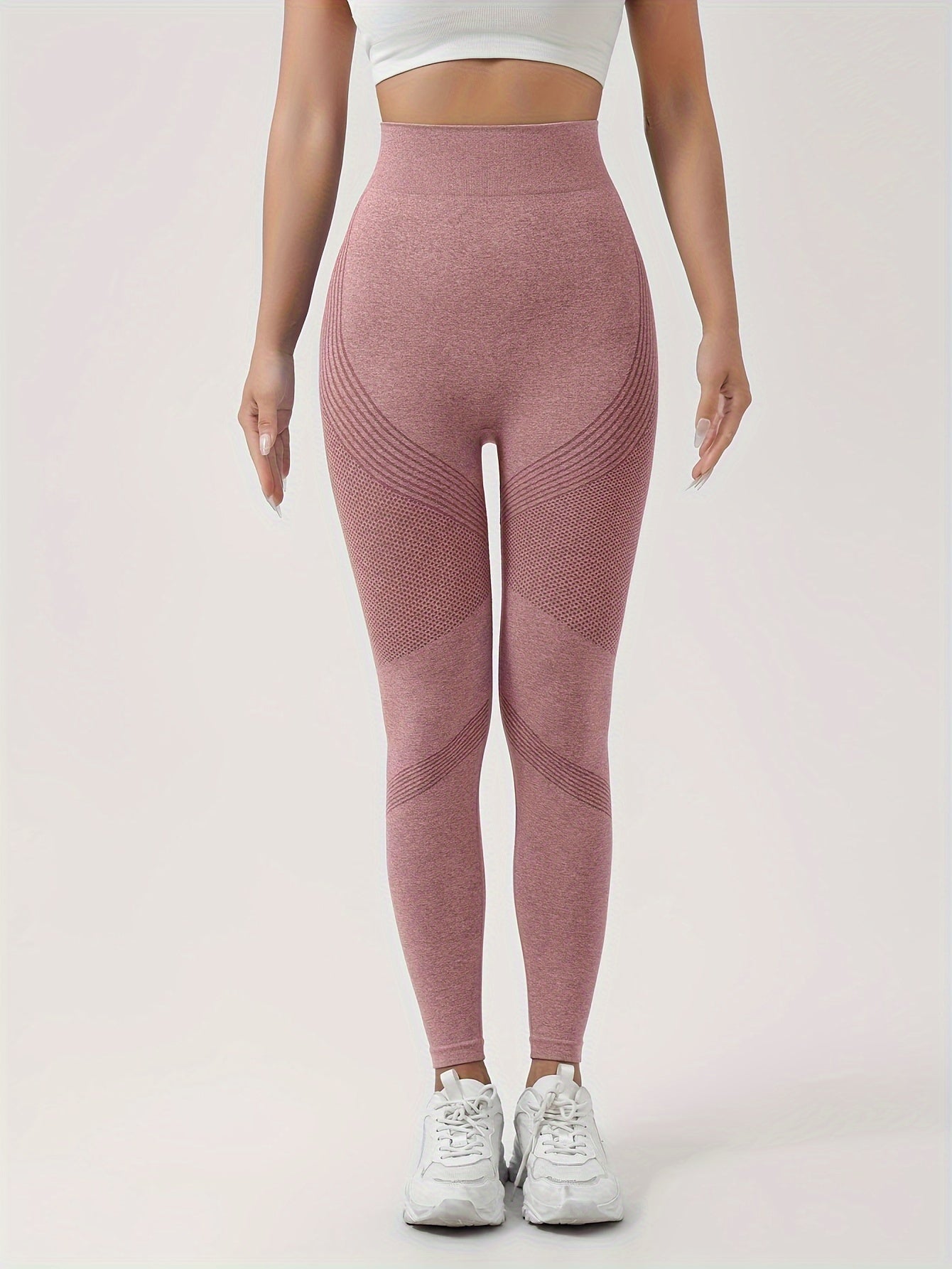 5 Pack Super Soft Leggings For Women - High Waisted Tummy Control No See Through Workout Yoga Running Pants Leggings -  Polyester & Spandex Blend - Suitable for Yoga, Running, & Workouts - Perfect Gift for Fitness Enthusiasts