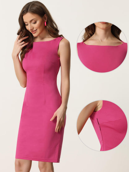 Women's Black Lace Sleeveless Dress - product view 10