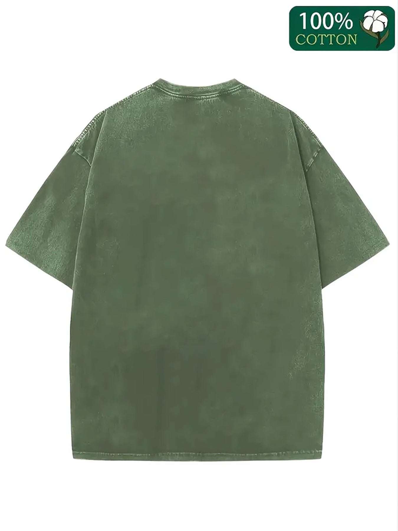Color Letter Printed Joyful Face Pattern GOD IS GOOD ALL THE TIME Short-sleeved T-shirt Men's and Women's Loose Casual Trendy Tops, Old Washed Cotton Double-sided Casual Tops, Suitable for Holidays, Going Out, Home, Outdoor, Gift Giving and Other
